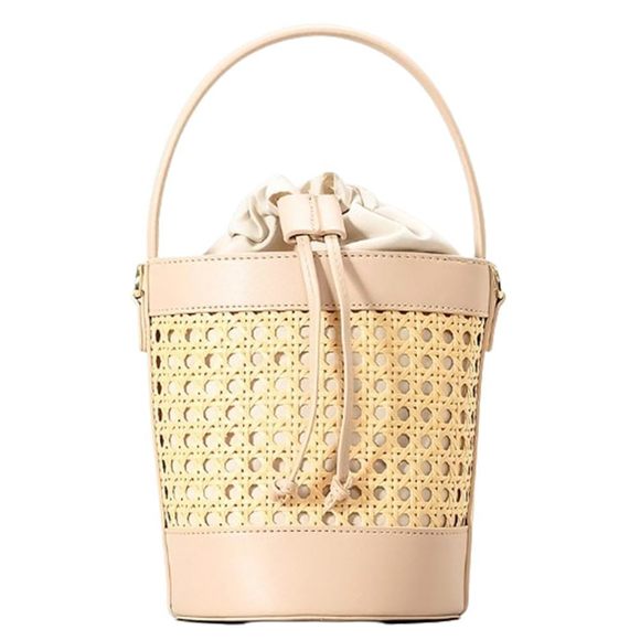Wicker Miller Straw Mini Bucket Bag Clearance Preloved Tory Burch